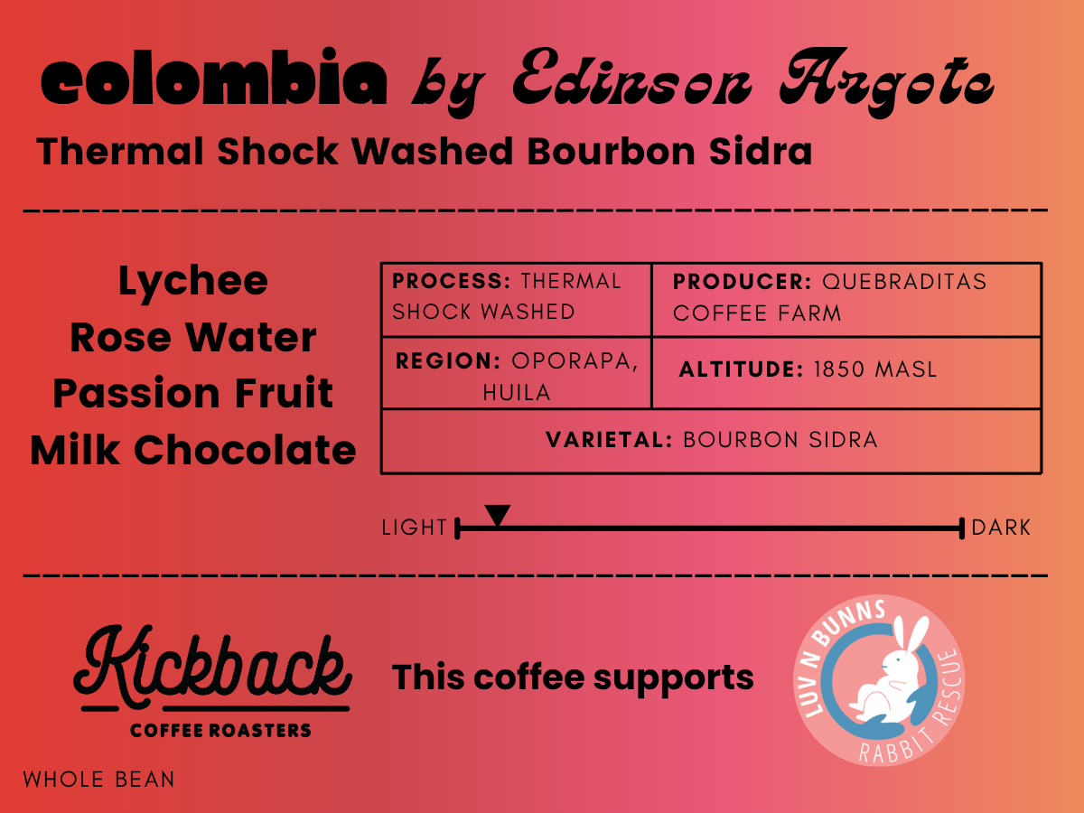 Colombia by Edinson Argote - Thermal Shock Washed Sidra