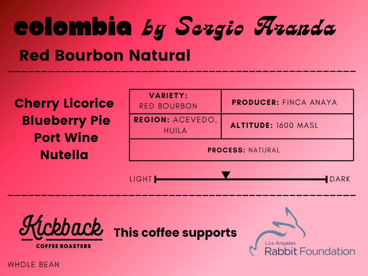 Colombia by Sergio Aranda - Red Bourbon Natural