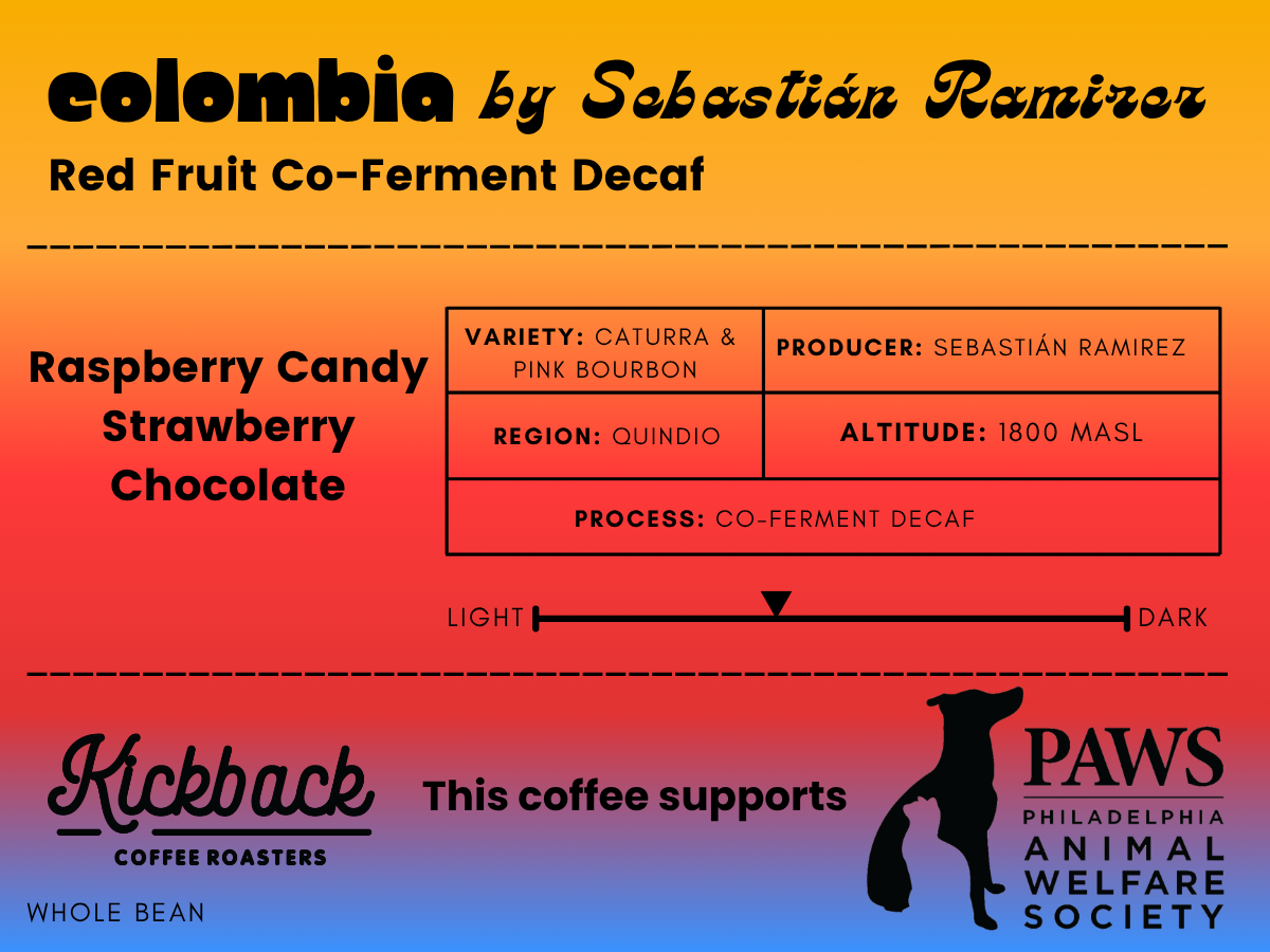 Colombia by Sebastián Ramirez - Red Fruit Co-Ferment Decaf